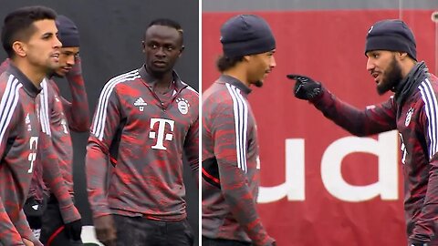Mane and Sane put FIGHT behind them as they train with Bayern ahead of Man City in Champions League