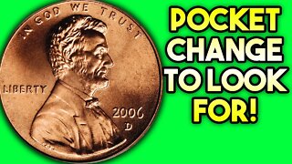 Pennies to LOOK for in YOUR Pocket Change that are WORTH MONEY!!