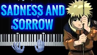 Naruto - Sadness and Sorrow | EASY Piano - Hands Tutorial
