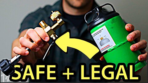 Get This BEFORE YOU CAN'T | SAFEST EMERGENCY HEAT DIY Refill 1Lb Propane Tanks