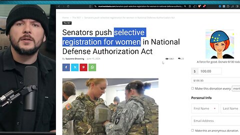 Senate Proposes DRAFTING WOMEN In NDAA 2025, Democrat & Liberal Women WANT To Be Drafted Says Poll