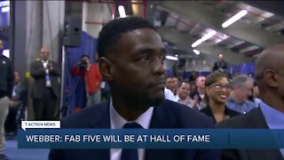 Webber says Fab Five will be together at Hall of Fame ceremony
