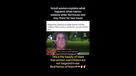 Israeli woman shows true side of Palestinians.