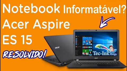 Como Desabilitar Secure Boot Notebook Acer ES15 - Security Boot Fail - Como Resolver E Formatar 2021