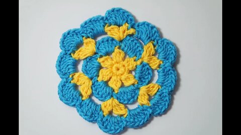 How to crochet coater doily free written pattern in description