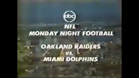 1975-09-22 Miami Dolphins vs Oakland Raiders