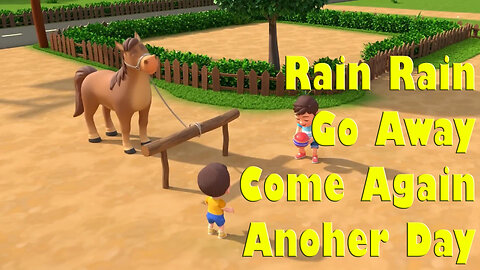 Rain Rain Go Away | Cartoon | Rhymes | Kids Cartoon | Chidlren Cartoon