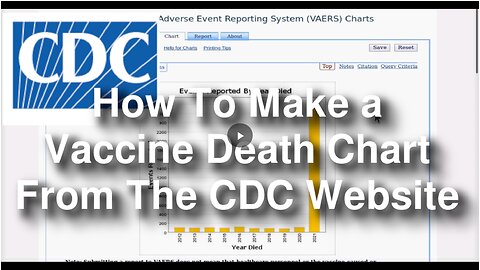 How To Make a Vaccine Death Chart From the CDC Website