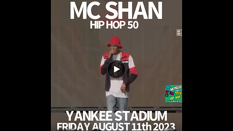 MC SHAN Performed at Yankee Stadium! No Hoopla. No Stress