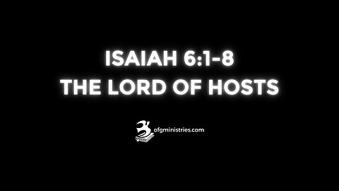 THE LORD OF HOSTS | Sr. Pastor Peter Valenta | ofgministries.com