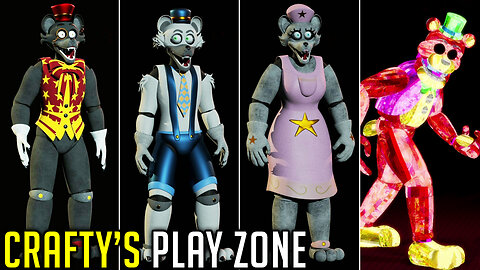 Crafty's Play Zone - All Jumpscares & Extras Mode