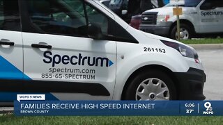 Brown County families receive high-speed internet