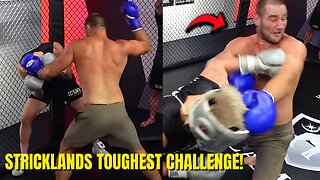 Sean Strickland Goes To War With CRAZY Kickboxer. *SUPER HARD SPARRING*