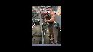 Bench pressing 315lbs after 285lbs 5x3 routine