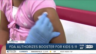 FDA authorizes COVID-19 booster shot for kids 5 to 11