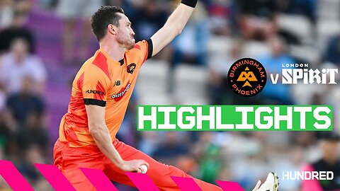 Milne Blows Top Order Away | Highlights - Birmingham Phoenix v London Spirit | The Hundred 2023