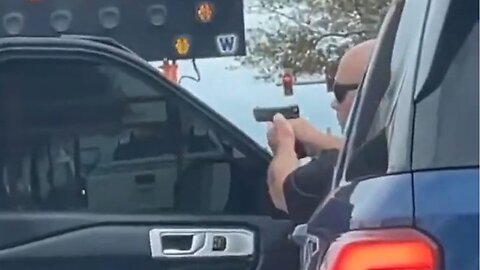 Road Rage Incident Leads To Driver Pulling Gun On Biker Right In Front Of Cop