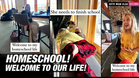Homeschool! Welcome To My Homeschool Life! | KETO Mom Vlog