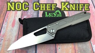 NOC DT03 Chef knife / includes disassembly/ A new addition to the kitchen ?