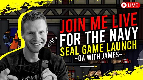 Going LIVE to mint for Navy Seal Game. Come hangout and join for a QA with James afterwards