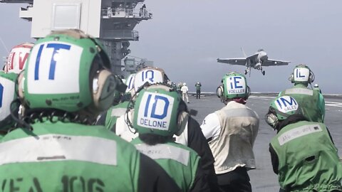 USS Gerald R. Ford Flight Deck and Carrier Qualifications