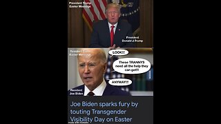 Easter messages from President Trump and Resident Biden!!!