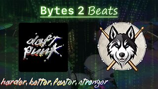 33 — Daft Punk — Harder, Better, Faster, Stronger — HuskeyDrums | Bytes2Beats | Drum Cover