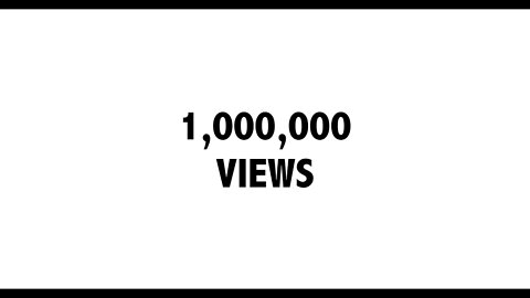 ONE MILLION VIEWS, THANK YOU