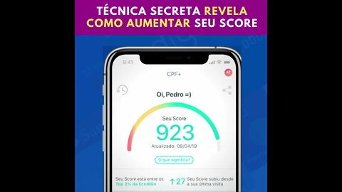 como aumentar meu score no serasa spc #shorts