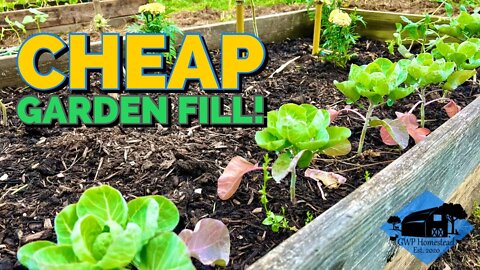 Fill Your Garden Beds for CHEAP! Modified Hugelkultur Gardening