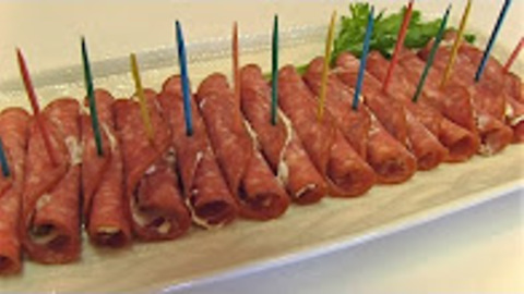 Betty's salami roll-ups