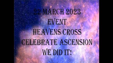 0001. 22nd March 2023. Heavens Cross. We did it!
