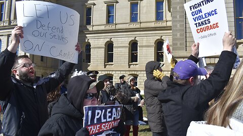 Gun Control Rally & Pro-2A Counter-Protest in Michigan