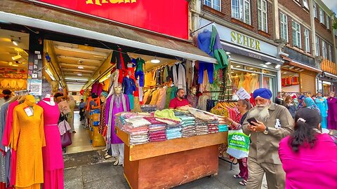 LITTLE INDIA IN LONDON - Southall Walk Tour incl. High Street in Multicultural Britain | 4K HDR