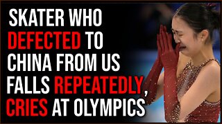 American Defects To China To Compete In Olympics, Falls, Starts Crying