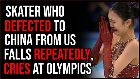 American Defects To China To Compete In Olympics, Falls, Starts Crying