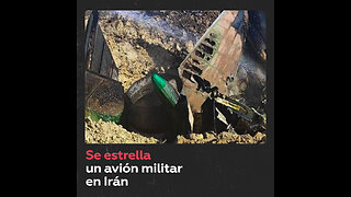 Un avión militar se estrella en el sur de Irán