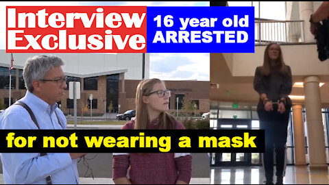 Wyoming--16 year old honor student arrested for not wearing a mask