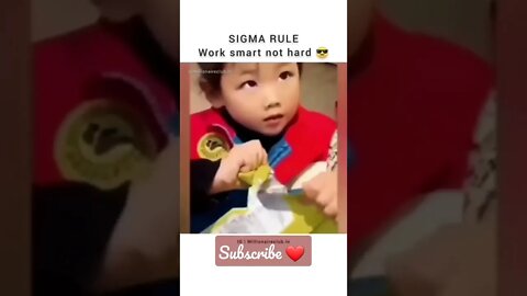 Sigma rule💯- Work Smart Not Hard (Girl) #shorts #sigmarule #sigma