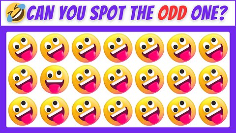 Find The Odd Emoji Out | 50 Hilarious Emoji Puzzles To Solve