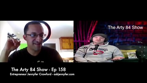 Jennyfer Crawford from AskJennyfer.com on The Arty 84 Show – 2020-11-18 – EP 158