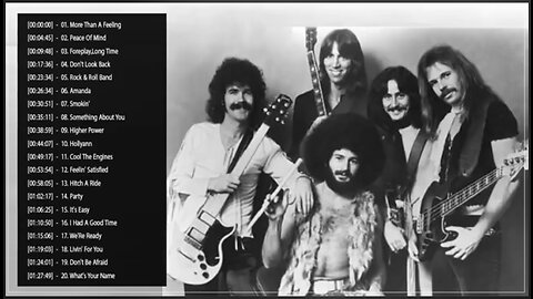 Bands of Yesteryear: Boston Greatest Hits Best Songs - Formed 1975 - Music Mix