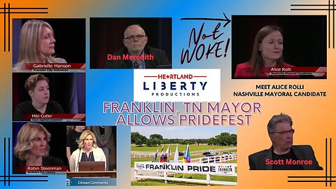 4-12-23 Heartland Liberty Live | Alice Rolli - Nashville Mayoral Candidate | Franklin, TN - PrideFest Decision