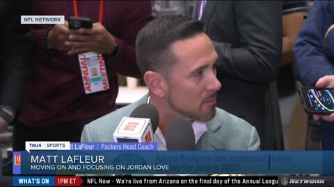 LaFleur addresses Rodgers' possible trade to the New York Jets