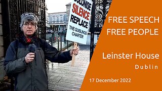Peter Madden - Free Speech, Free People - Leinster House, Dublin - 17 Dec 2022