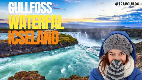 🌈🏞️ Gullfoss Waterfall | Chasing Rainbows and Adventure in Iceland's Scenic Beauty 🌈🚁