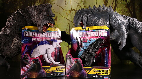 New 2 Godzilla X Kong The New Empire Toys Unboxed Shimo with Frost Bite Blast Godzilla #shorts