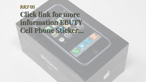 Click link for more information EBUTY Cell Phone Sticker for iPhone, iPad, MacBook, Laptop, Com...