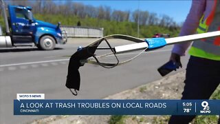 Trash along Ohio highways causing dangers for workers