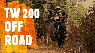 Yamaha TW 200 Trail Riding, Off Road Single Track